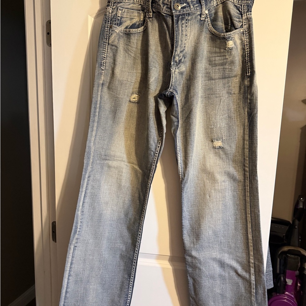 Helix Men's Relaxed Fit Light Blue Jeans